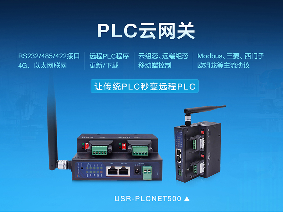 工业PLC联网_PLC云网关_PLC组态联网终端